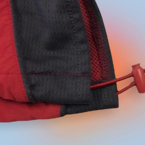 WILSON BASEBALL Men’s Red Gray Warm Up Jacket - Picture 3 of 4